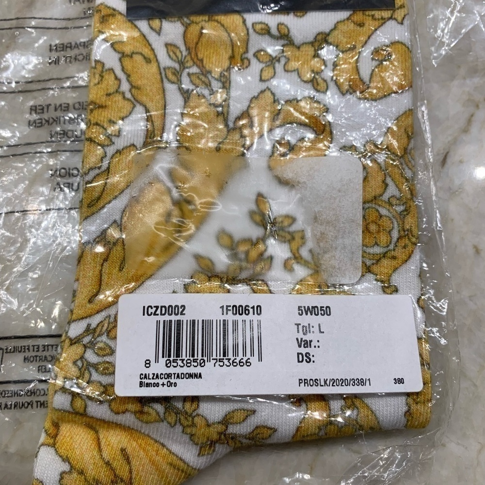 Versace Barocco Mosaic-Print Socks - Picture 7 of 9